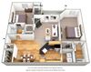 2 Bedrooms and 2 Bathrooms Floor Plans at Malvern Lakes, Fredericksburg, 22406 2 Bedrooms and 2 Bathrooms Floor Plans at Malvern Lakes, Fredericksburg, 22406